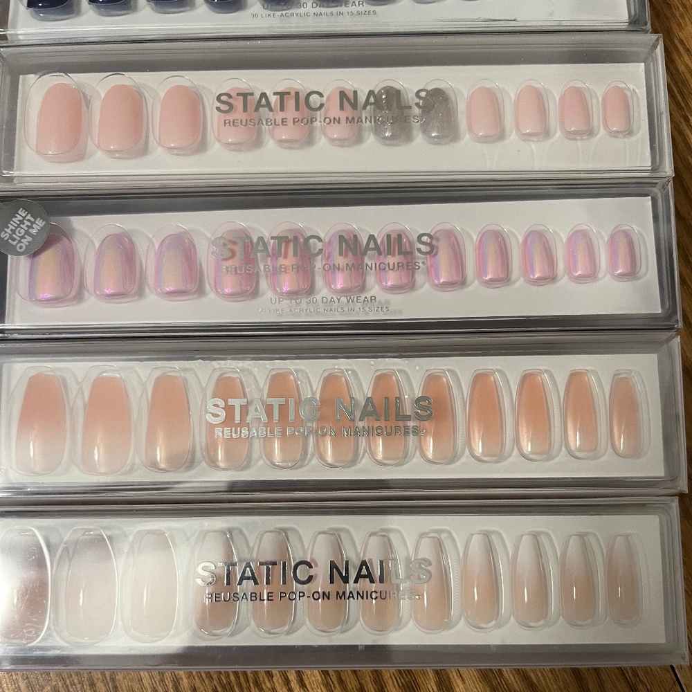 Static Glue On Nails